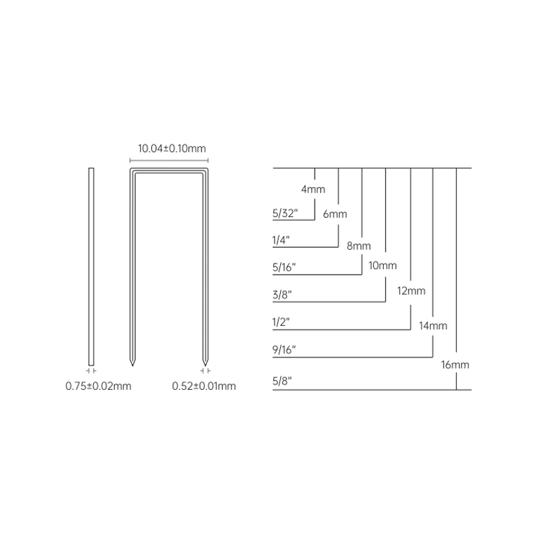 22 Gauge 14 Series Staples